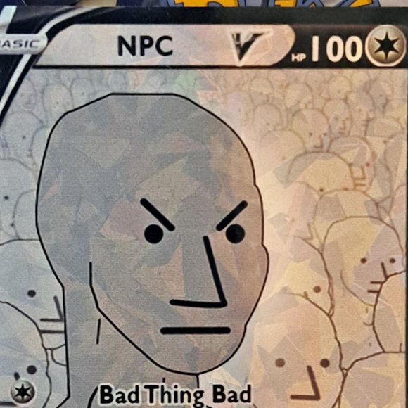 Npc Meme Pokemon Card - Picture 5 of 7